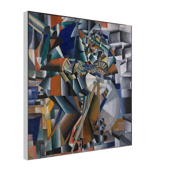 Kasimir Malewitsch — Der Messerschleifer (Prinzip des Funkelns) (1912–13) · Leinwand