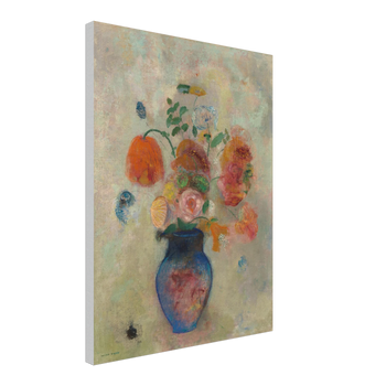 Odilon Redon — Große Vase mit Blumen (c. 1912) · Leinwand