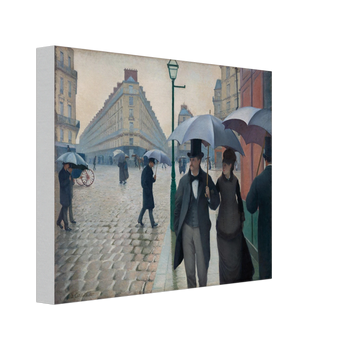 Gustave Caillebotte — Straße in Paris, Regenwetter (1877) · Leinwand