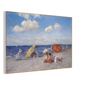 William Merritt Chase — Am Strand (ca. 1892) · Leinwand